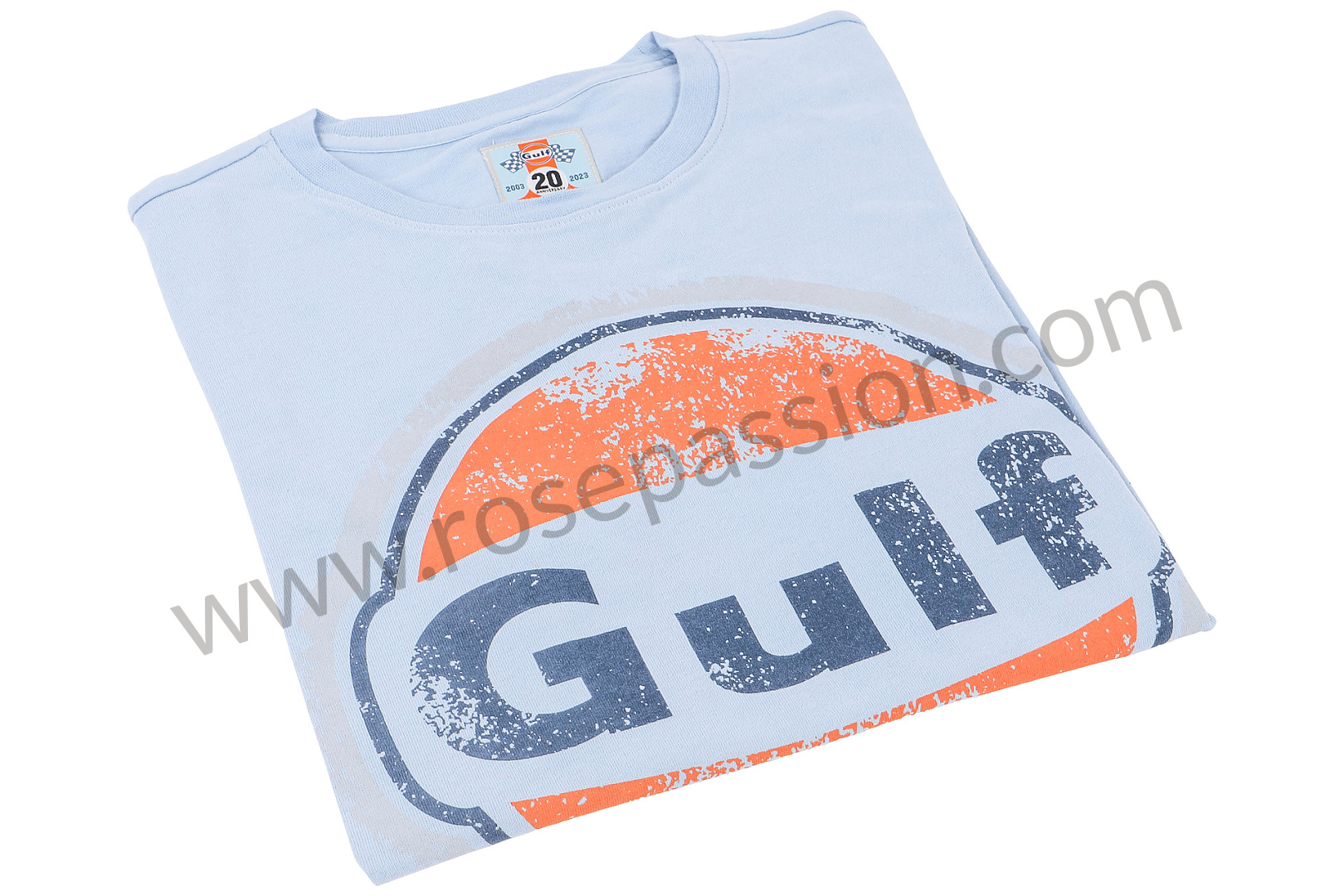 T-shirt GULF Racing History Blanc pour homme GUF24_TSH_RAC sur
