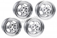 P1041621 - RIM KIT IN 3 PARTS 8 X 18 ET 55 FRONT / 10 X 18 ET 47 for Porsche Boxster / 987 • 2008 • Boxster 2.7 • Cabrio • Manual gearbox, 6 speed