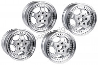 P1041623 - 3-PIECE STYLE RIM KIT 8 X 18 AND 55 FRONT / 10 X 18 AND 61 for Porsche 964 / 911 Carrera 2/4 • 1994 • 964 carrera 2 • Targa • Automatic gearbox