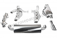 P1041637 - COMPLETE STAINLESS STEEL EXHAUST KIT WITH SPORTS SILENCER AND CATALYST REMOVAL for Porsche 964 / 911 Carrera 2/4 • 1994 • 964 carrera 2 • Cabrio • Manual gearbox, 5 speed