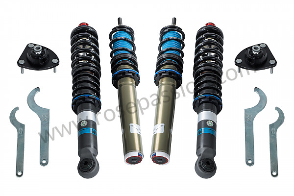 P1043192 - KIT SUSPENSION HAUTEUR ET DURETE REGLABLE COMPLET PSS9 / PSS10 pour Porsche 