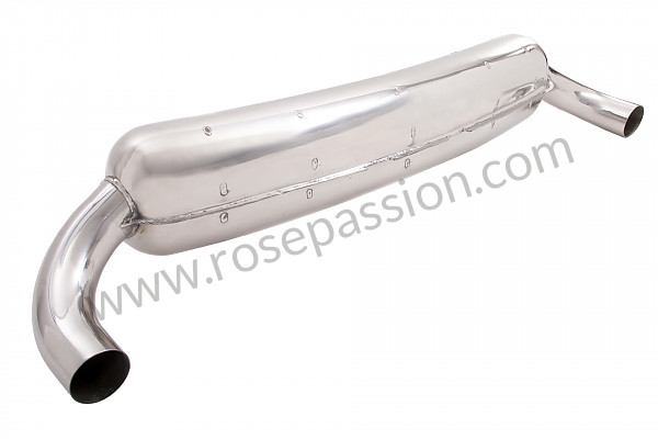 P1051731 - SUPER SPORT EXHAUST KIT 911 84-89 STAINLESS STEEL 2 OUTLETS 84MM COMPLETE CONTAINS (2 STAINLESS STEEL EXCHANGER SSI + 1 STAINLESS STEEL SILENCER + ORIGINAL TYPE HEATING TUBE + 2 STAINLESS STEEL STRAPS + HEATING SLEEVE + OIL HOSES) for Porsche 911 G • 1989 • 3.2 g50 • Cabrio • Manual gearbox, 5 speed