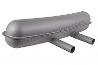 P1051732 - SUPER SPORT EXHAUST KIT SSI 911 84-89 STAINLESS STEEL WITH STEEL SILENCER 2 CENTRAL OUTLETS CONTAINS (2 SSI STAINLESS STEEL EXCHANGER + 1 STAINLESS STEEL SILENCER + ORIGINAL TYPE HEATING TUBE + 2 STAINLESS STEEL STRAPS + HEATING SLEEVE + OIL HOSES) for Porsche 911 G • 1984 • 3.2 • Coupe • Manual gearbox, 5 speed