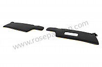 P1054220 - BLACK AND IVORY SUN VISOR, PAIR for Porsche 911 Classic • 1973 • 2.4t • Coupe • Manual gearbox, 4 speed
