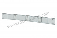 P1055050 - REAR REFLECTORIZED PLATE (WITHOUT WRITING) for Porsche 911 G • 1986 • 3.2 • Cabrio • Manual gearbox, 5 speed
