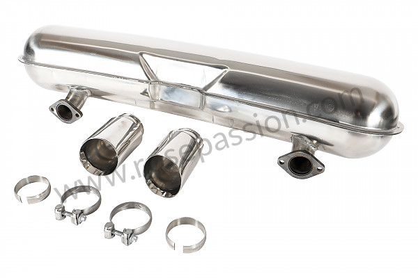 P1055230 - STAINLESS STEEL SILENCER 911 65-73 LOOK GT3 OUTPUTS for Porsche 911 Classic • 1973 • 2.4t • Targa • Automatic gearbox
