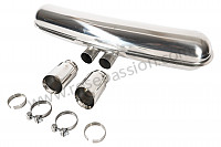 P1055230 - STAINLESS STEEL SILENCER 911 65-73 LOOK GT3 OUTPUTS for Porsche 911 Classic • 1967 • 2.0l • Targa • Manual gearbox, 5 speed