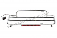 P1055234 - CHROME LUGGAGE RACK BOXSTER 981 (3RD BRAKE LIGHT INCLUDED) for Porsche Boxster / 981 • 2014 • Boxster • Cabrio • Manual gearbox, 6 speed