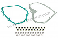 P1056608 - TIMING CHAIN COVER GASKET KIT 911 for Porsche 911 Turbo / 911T / GT2 / 965 • 1989 • 3.3 turbo • Cabrio • Manual gearbox, 5 speed