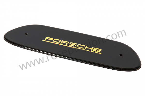 P1056656 - MONOGRAM RADIO COVER WITH GOLDEN WRITING for Porsche 356B T5 • 1961 • 1600 s (616 / 2 t5) • Karmann hardtop coupe b t5 • Manual gearbox, 4 speed