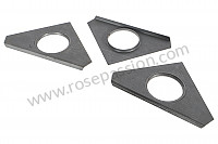 P1058662 - INTERIOR DOOR STRUCTURE KIT (3 PIECES) for Porsche 356a • 1959 • 1600 (616 / 1 t2) • Coupe a t2 • Manual gearbox, 4 speed