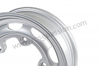 P1059960 - STEEL RIM 5X15 ET24 WITH TUV APPROVED for Porsche 356B T5 • 1961 • 1600 carrera gt (692 / 3a t5) • Coupe b t5 • Manual gearbox, 4 speed
