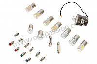 P1059976 - COMPLETE INTERIOR AND EXTERIOR LED LIGHTING SET (EXCEPT HEADLIGHTS) FOR 356A T2 12V for Porsche 