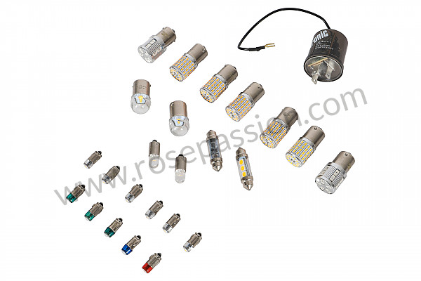 P1059979 - COMPLETE INTERIOR AND EXTERIOR LED LIGHTING SET (EXCEPT HEADLIGHTS) FOR 356B T6 6V for Porsche 