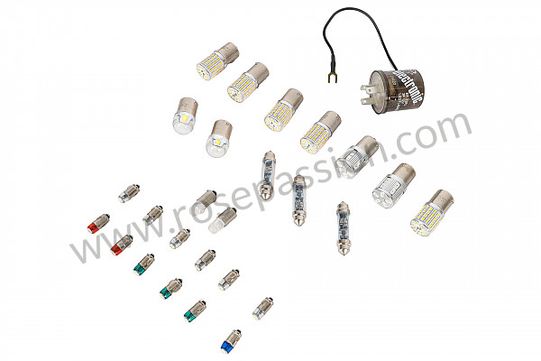 P1059982 - COMPLETE INTERIOR AND EXTERIOR LED LIGHTING SET (EXCEPT HEADLIGHTS) FOR 356 C/SC 12V for Porsche 356C • 1963 • 1600 c (616 / 15) • Coupe karmann c • Manual gearbox, 4 speed