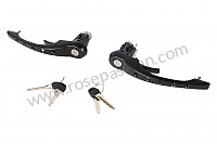 P1059984 - BLACK EXT DOOR HANDLE 911 RACING DRILLED WITH BARREL for Porsche 911 G • 1975 • 2.7s • Coupe • Automatic gearbox