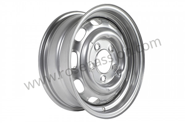 P1059985 - 15X 6-INCH DISC BRAKE STEEL WHEEL SILVER PAINTED. MADE IN USA WITH FACTORY TOOLING. FOR 356C 911 912 for Porsche 911 G • 1975 • 2.7s • Targa • Manual gearbox, 5 speed