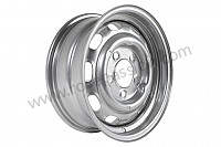 P1059985 - 15X 6-INCH DISC BRAKE STEEL WHEEL SILVER PAINTED. MADE IN USA WITH FACTORY TOOLING. FOR 356C 911 912 for Porsche 911 Classic • 1969 • 2.0e • Coupe • Automatic gearbox