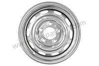 P1059985 - 15X 6-INCH DISC BRAKE STEEL WHEEL SILVER PAINTED. MADE IN USA WITH FACTORY TOOLING. FOR 356C 911 912 for Porsche 914 • 1971 • 914 / 6 • Automatic gearbox