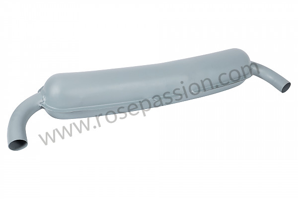P1062135 - SILENCIEUX FINAL METAL SPORT 2 SORTIES 60MM pour Porsche 