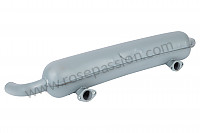 P1062135 - SILENCIEUX FINAL METAL SPORT 2 SORTIES 60MM pour Porsche 