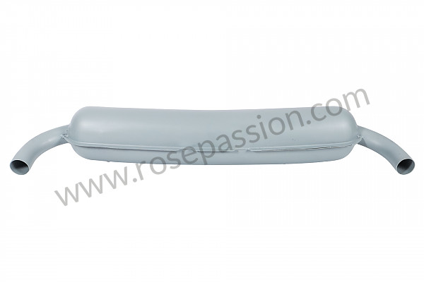 P1062135 - SILENCIEUX FINAL METAL SPORT 2 SORTIES 60MM pour Porsche 