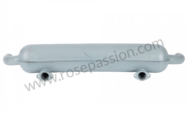 P1062135 - SILENCIEUX FINAL METAL SPORT 2 SORTIES 60MM pour Porsche 
