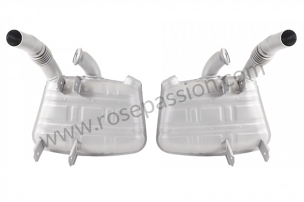 P1062458 - PAIR OF SILENCERS for Porsche 996 / 911 Carrera • 1999 • 996 carrera 4 • Cabrio • Manual gearbox, 6 speed