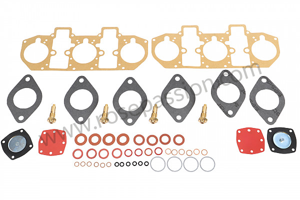 P1064726 - KIT DE REPARO DE CARBURADOR WEBER PARA 2 CARB para Porsche 914 • 1972 • 914 / 6 • Caixa manual 5 velocidades