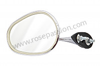 P106509 - Rear view mirror 356 ponto 356 6-speed box for Porsche 356a • 1959 • 1600 (616 / 1 t2) • Speedster a t2 • Manual gearbox, 4 speed