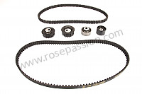 P106549 - Timing kit (assembly with new water pump p39966) for Porsche 944 • 1985 • 944 2.5 serie 1 • Coupe • Manual gearbox, 5 speed