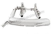 P106563 - Complete stainless steel exhaust kit as originally fitted for Porsche 911 G • 1980 • 3.0sc • Targa • Automatic gearbox