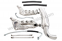 P106566 - Super sports stainless steel exhaust kit 2 x 84 mm outlets for Porsche 911 G • 1976 • 2.7 • Targa • Manual gearbox, 4 speed