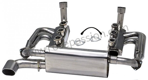 P106567 - Complete special sports stainless steel exhaust kit 1 oval outlet for Porsche 911 G • 1977 • 2.7 • Coupe • Manual gearbox, 4 speed