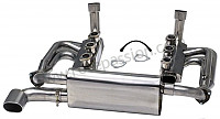 P106568 - Complete special sports stainless steel exhaust kit 1 oval outlet for Porsche 911 G • 1984 • 3.2 • Cabrio • Manual gearbox, 5 speed