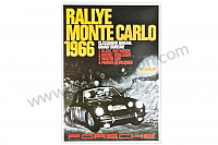 P106580 - Monte carlo rally poster 1966 for Porsche 