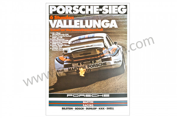 P106583 - Poster vallelunga für Porsche 