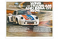 P106584 - Trans am and imsa gt poster 1974 for Porsche 