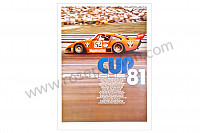 P106585 - Poster porsche CUP 1981 für Porsche 