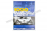 P106589 - Poster 1000 km nurburgring 1971 per Porsche 