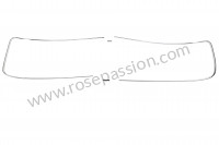 P106591 - Kit moldura de parabrisas completa cromada per Porsche 912 • 1967 • 912 1.6 • Coupe • Cambio manuale 5 marce