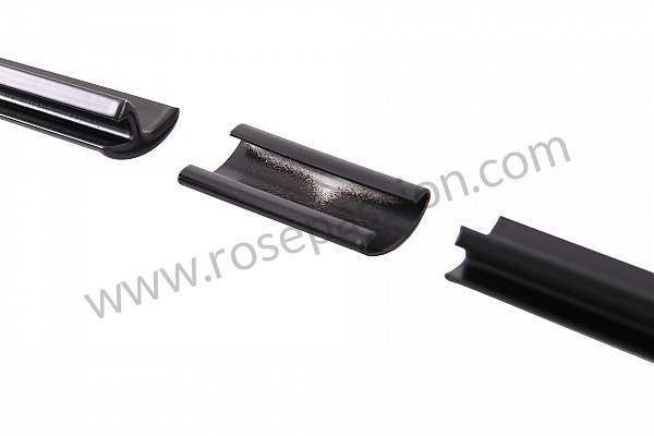 P106593 - Complete black windscreen moulding kit for Porsche 911 Classic • 1973 • 2.4t • Coupe • Automatic gearbox