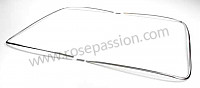 P106594 - Kit moulure de lunette arrière complet chrome pour Porsche 