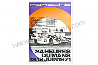 P106598 - Le mans 24 hour race poster 1971 for Porsche 