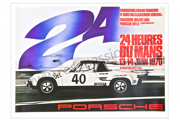 P106600 - Poster 24 stunden von le mans 1970 für Porsche 