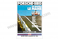 P106603 - Le mans 24 hour race poster for Porsche 