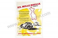 P106604 - Poster mille miglia 1953 para Porsche 
