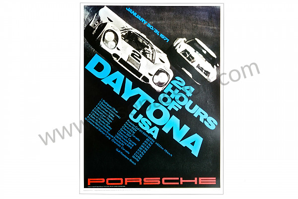P106605 - Poster 24heures de daytona 1971 pour Porsche 