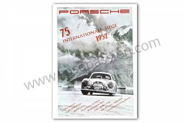 P106606 - Poster 356 alpes XXXに対応 Porsche 