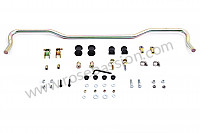 P106630 - Kit completo de barra estabilizadora sport traseira 22 mm ajustável para Porsche 911 Turbo / 911T / GT2 / 965 • 1988 • 3.3 turbo • Targa • Caixa manual 4 velocidades